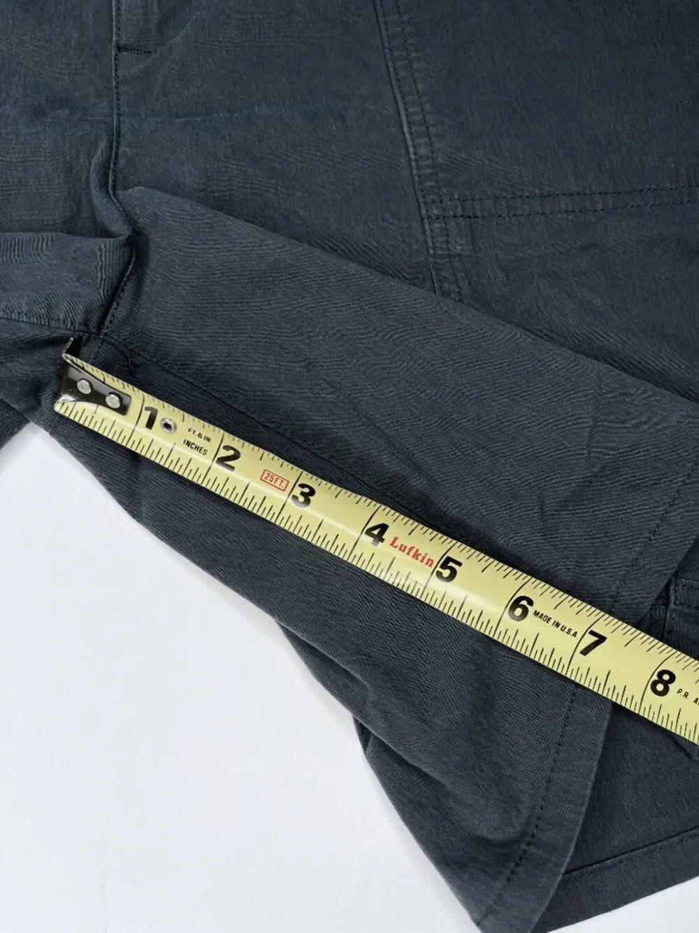 Eddie Bauer Specially Dyed Chino Shorts Gray Pockets Outdoor Women's Size
